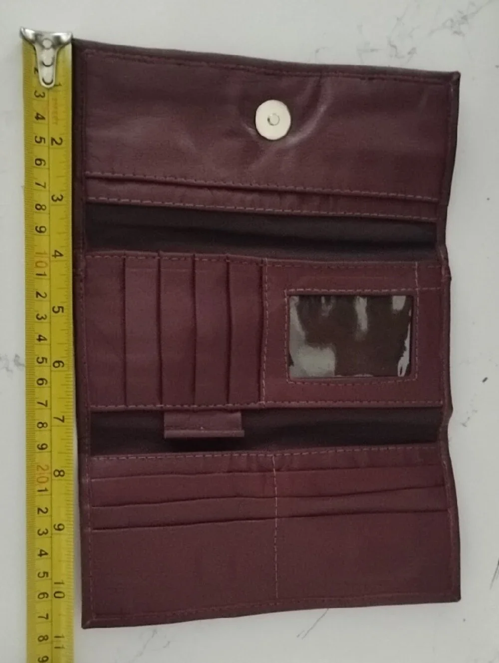 Handcrafted Multicolor Embroidered Leather Wallet - Women Accessories